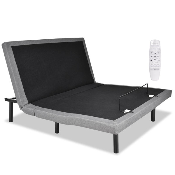 Alwyn Home Adjustable Bed Base QQueen Bed Frame, Electric Reclining